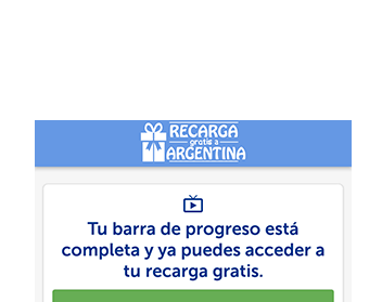 Recargas GRATIS desde Argentina. Recargas a Argentina.